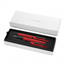 Zestaw Pelikan Jazz Noble Elegance Red: Pióro Wieczne + Długopis