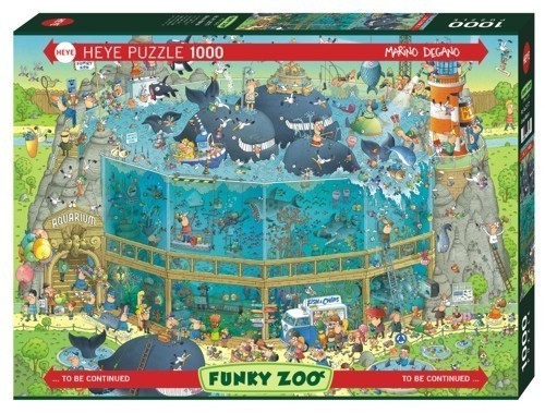 1000 ELEMENTÓW Funky Zoo Podwodne życie (29777)