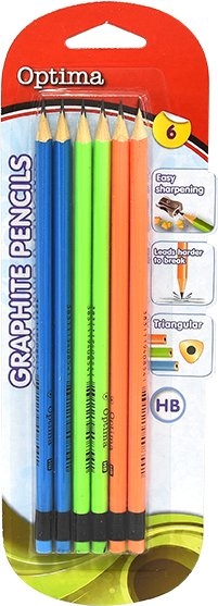 Ołówek grafitowy HB z gumką