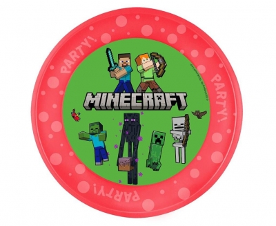 Talerz wielokrotnego użytku Minecraft 21cm