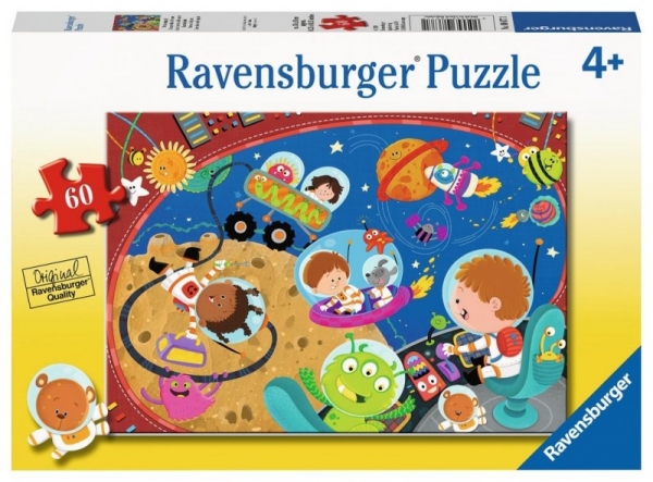 Puzzle 60 elementów - Podróż w kosmos (086771)