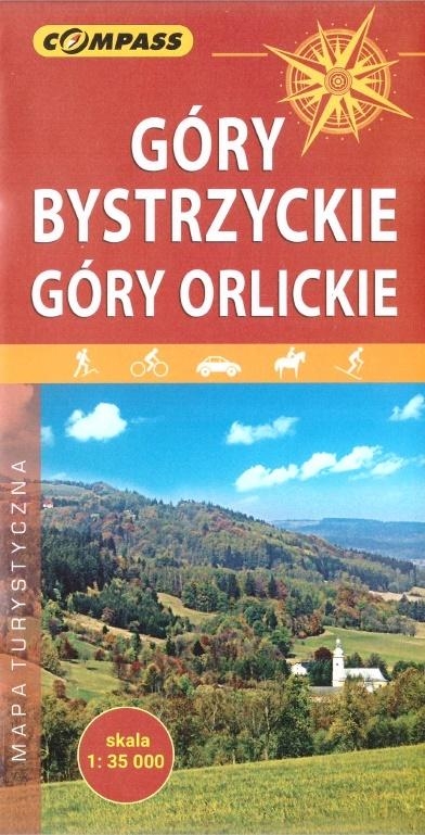 Mapa turystyczna - Góry Bystrzyckie/Orlickie