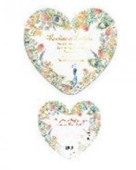 Laurka dwustronna Serce Babcia - Paw w tulipanach