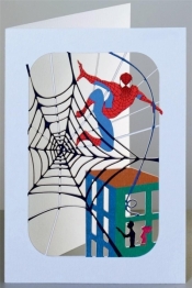 Karnet PM277 wycinany + koperta Spiderman