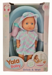 Lalka bobas siusiający z wanną