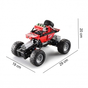 Klocki CADA. Zdalnie Sterowany Samochód terenowy Crawler RC. 489 elementów