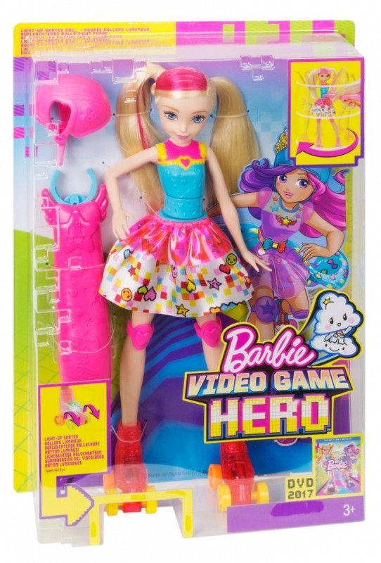BARBIE VGH Barbie na wrotkach (DTW17)