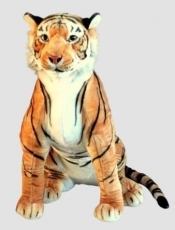 Tygrys brązowy siedzący 87cm
