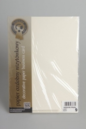 Papier wizytówkowy A4 20 arkuszy 240g/m2 - Kremowe prążki - <br />