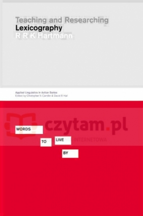 Teaching & Researching: Lexicography - RRK Hertmann