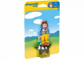 Playmobil 1-2-3: Dziewczynka z psem (6977)