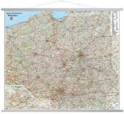 Polska. Mapa ścienna samochodowa 1:650 000 - Opracowanie zbiorowe
