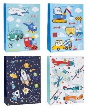 Torebka dziecięce Pop-Up 3D 18x23x8cm mix ROZETTE