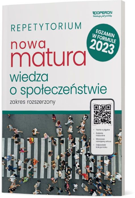 Matura 2023. Wiedza o społeczeństwie. Repetytorium, zakres rozszerzony