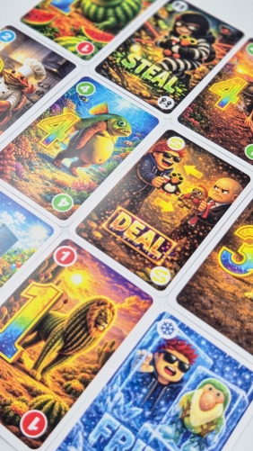 Steal Deal Brainrot (Zwiń Brainrota) - kieszonkowa rodzinna gra karciana