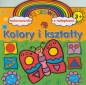 Kolory i kształty. Tęczowe kolorowanki z nalepkami - Anna Wiśniewska