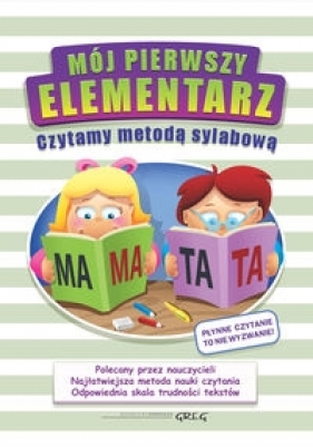 Mój pierwszy elementarz Czytamy metodą sylabową (Uszkodzona okładka) - Karczmarska-Strzebońska Alicja