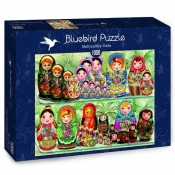 Bluebird Puzzle 1000: Rosyjskie laleczki-Matryjoszki (70477)