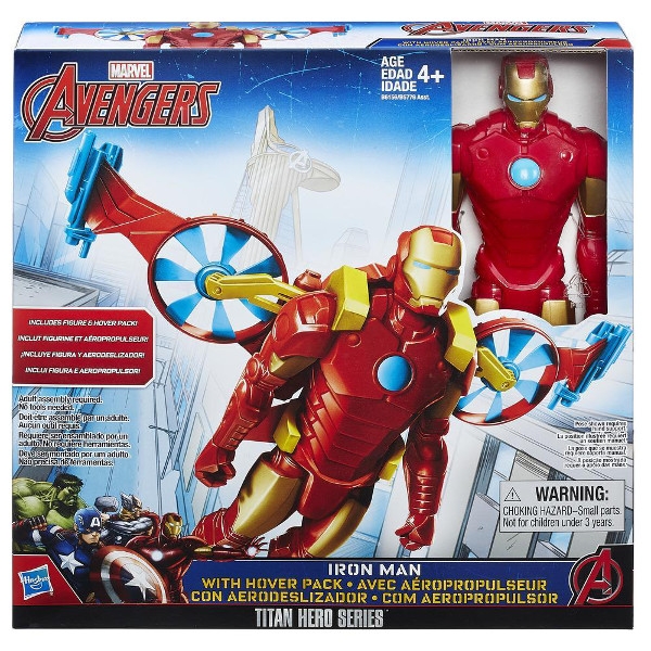 HASBRO AVN Titan Hero z pojazd. Iron Man (B5776EU40/B6156)