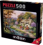 Anatolian Puzzle 500: Chatka z pięknym ogrodem (3577) - Sung Kim