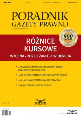 Różnice kursowe - wycena rozliczanie ewidencja - Szwęch Aneta