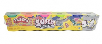 Play Doh Ciastolina Gold silver