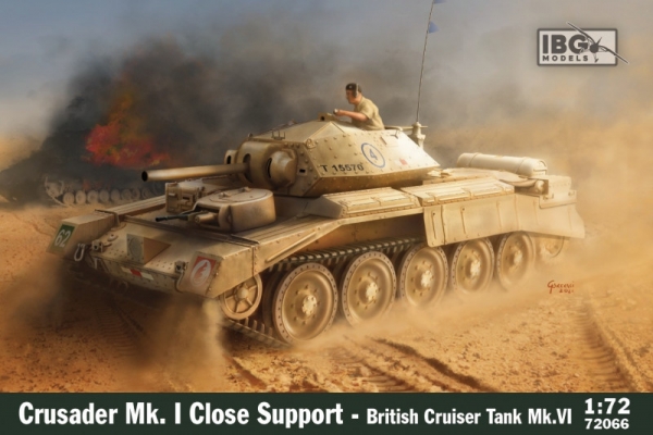 Model plastikowy Crusader Mk.I CS brytyjski czołg bliskiego wsparcia (72066)