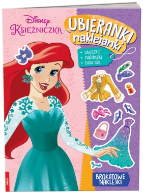 Disney Księżniczka. Ubieranki naklejanki