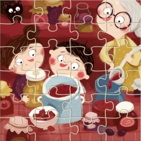 Pucio. Puzzle 3 w 1 - Marta Galewska-Kustra