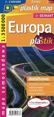 Europa 1:3 500 00 mapa samochodowa laminowana - <br />