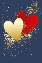 Karnet Walentynki - Gleaming Heart