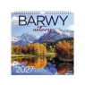 Kalendarz 2027 33x33cm ścienny Barwy natury