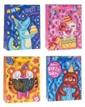 Torebka ozdobna 18x23x8cm dziecięce mix ROZETTE