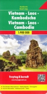 Wietnam Laos Kambodża mapa 1:900 000 Freytag & Berndt