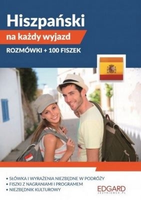 Pakiet. Hiszpański na każdy wyjazd. Rozmówki + 100 fiszek