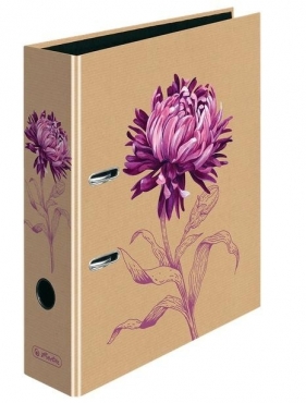 Segregator A4 8cm Chryzantema kraft HERLITZ