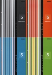 Kołobrulion B5 Top-2000 w kratkę 160 kartek Student book 5 przedmiotów mix - <br />