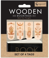 Zakładki drewniane do książki Joga