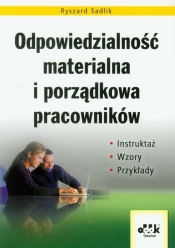 Odpowiedzialność materialna i porządkowa pracowników