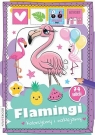 Flamingi. Kolorujemy i naklejamy Opracowanie zbiorowe