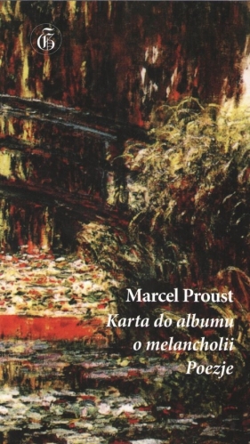 Karta do albumu o melancholii Poezje - Proust Marcel