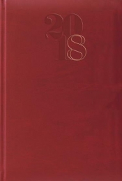 Terminarz 2018 A5 Standard - czerwony