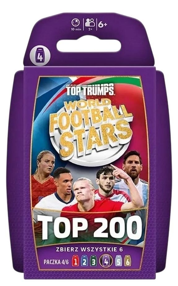 <img src='https://webimage.pl/pics/774/4/d5036905064774.jpg' style='height:440px' /> Top Trumps World Football StarsTOP 200 - 4