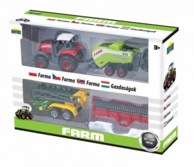 Zestaw maszyn rolniczych w pudełku (02477)