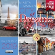 Kalendarz ścienny City of dreams 2019