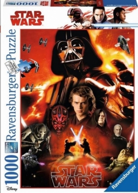 Puzzle 1000: Star Wars - Po ciemnej stronie mocy