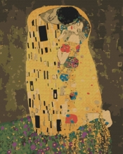 Obraz Paint it! Malowanie po numerach. Pocałunek Klimt (BS21783)