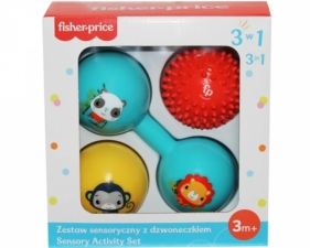 Zestaw sensoryczny z dzwonkiem 3w1 Fisher Price (CFF0905)