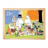 Puzle 24 drewniane Muminki - Piknik