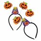Opaska do włosów na Halloween - Dynie na sprężynach, 1 szt.